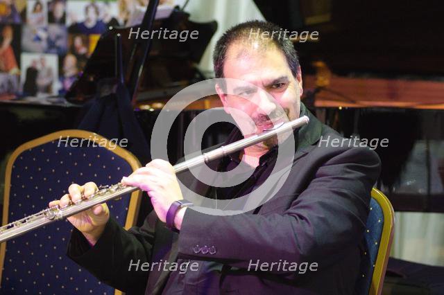 Andy Panayi, Watermill Jazz Club, Dorking, Surrey, 12 March 2019. Creator: Brian O'Connor.