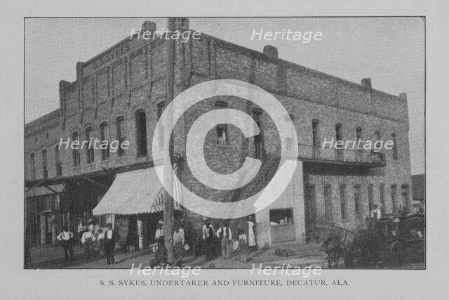 S.S. Sykes, undertaker and furniture, Decatur, Ala., 1902. Creator: Unknown.