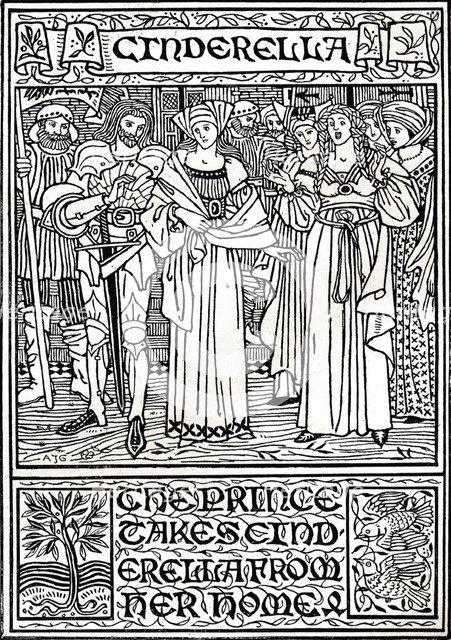 'Cinderella', c1895. Artist: Arthur Joseph Gaskin.
