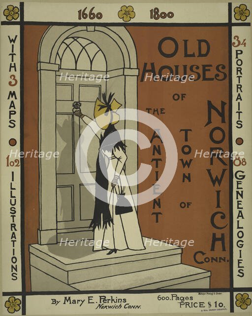 Old houses of the antient [sic] town of Norwich Conn, c1895 - 1911. Creator: Unknown.