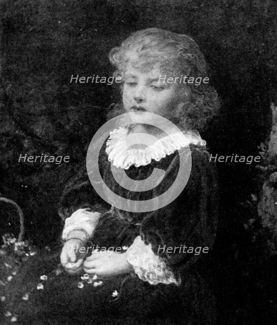 Beautiful Children at the Grafton Gallery: The Broken Daisy Chain - J. Sant, R.A., 1895. Creator: Unknown.