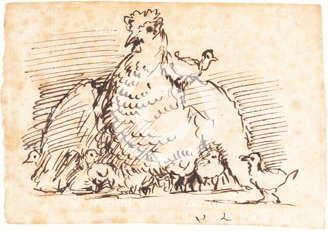 Hens and Chicks. Creator: John Linnell the Elder.