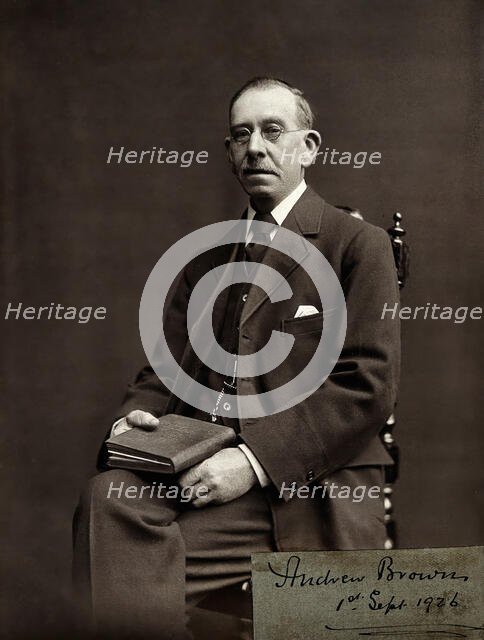 Andrew Brown, 1926. Creator: Unknown.