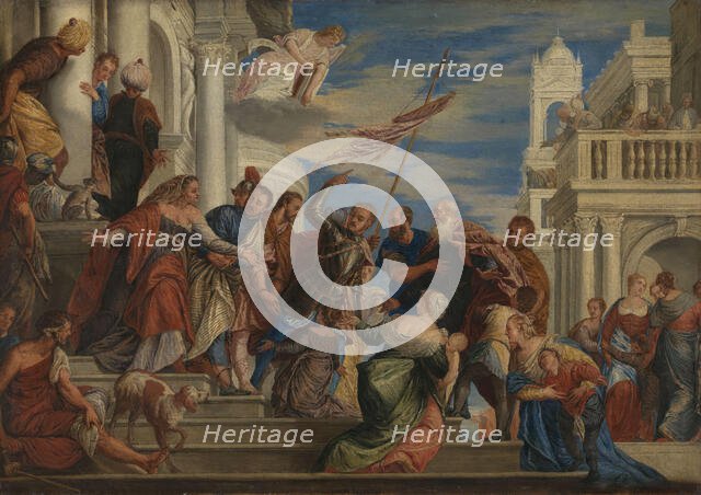 Saints Mark and Marcellinus being led to Martyrdom, probably 17th century. Creator: Unknown.