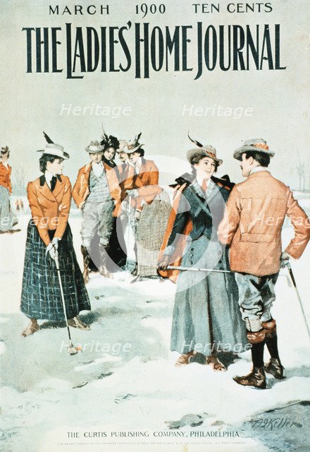 Cover of The Ladies Home Journal, March 1900. Artist: Unknown