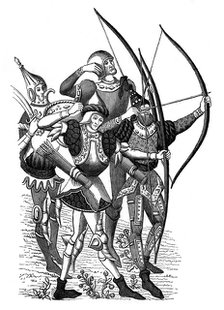 Frankish archers, 15th century, (1870). Artist: Unknown