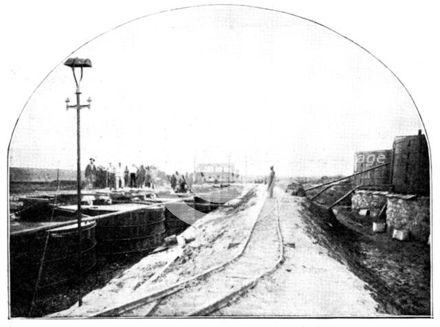 The Buffelsdoorn Mine: Cyanide Vats, 1895. Creator: A. Betton.