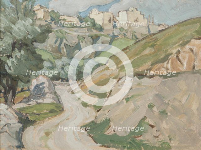 The Road to Jerusalem. Study, 1921. Creator: Anna Katarina Boberg.