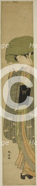 The Basket Hat, c. 1768/69. Creator: Suzuki Harunobu.