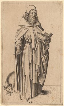 Saint Anthony, c. 1490/1500. Creator: Master FVB.