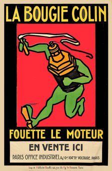 La bougie colin fouette le moteur, c1930. Creator: Rouffé (active 1920s-1930s).