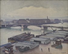 Quai de Paris at Rouen. Rainy Weather, 1910-1914. Creator: Albert Marquet.