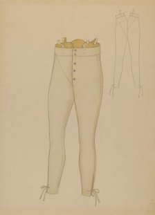 Trousers, c. 1937. Creator: Henry De Wolfe.