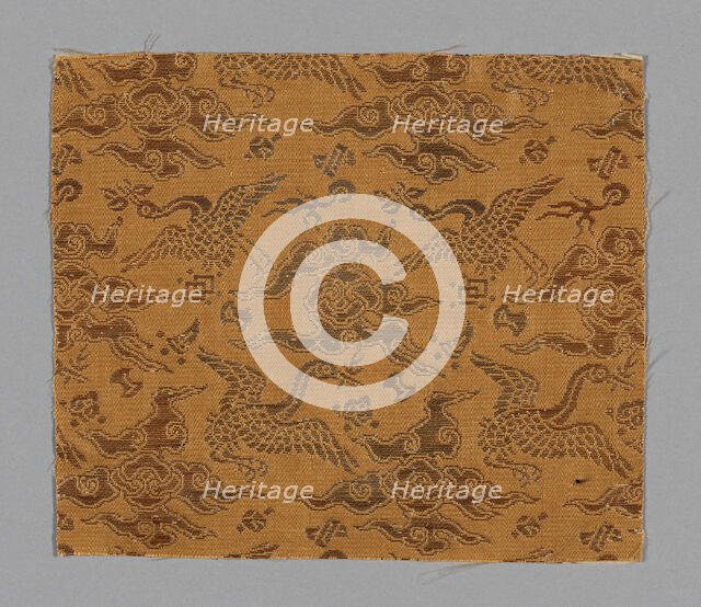 Fragment, Japan, 18th century, late Edo period (1789-1868)/ Meiji period (1868-1912). Creator: Unknown.