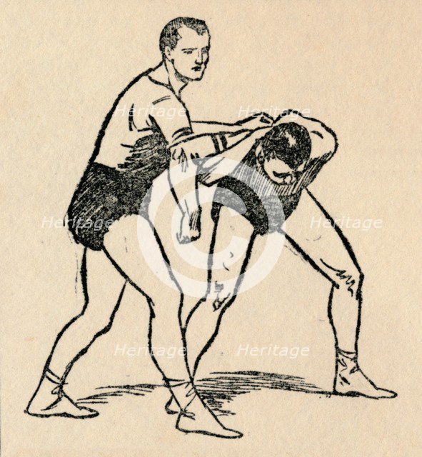 'Wrestling', 1912. Artist: Unknown.
