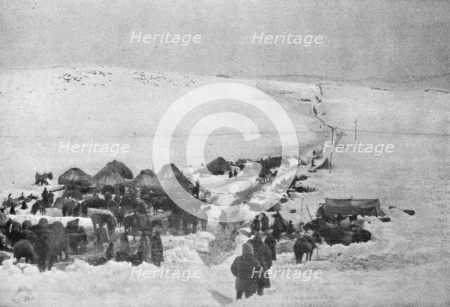 'La Campagne d'Hiver des russes en Armenie; L'etat-major de la 4e division des chasseurs..., 1916. Creator: Unknown.