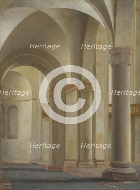 Interior of the Mariakerk, Utrecht, 1651. Creator: Pieter Jansz Saenredam.