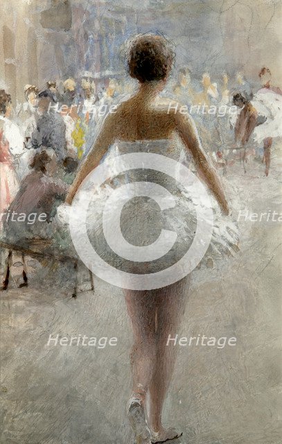 The Rehearsal of the Ballet', 1930s. Creator: Wisel, Emil Oskarovich (1866-1943).