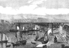 Monster swing-bridge at Brest, 1861. Creator: Unknown.