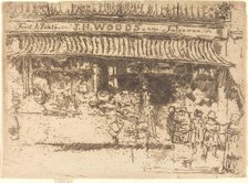Woods's Fruit Shop, c. 1886/1888. Creator: James Abbott McNeill Whistler.