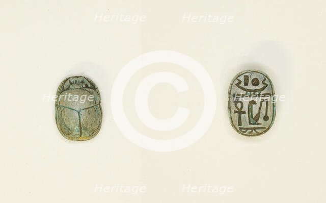 Scarab: Wish Formula, Egypt, New Kingdom, Dynasties 18-20 (about 1550-1069 BCE). Creator: Unknown.