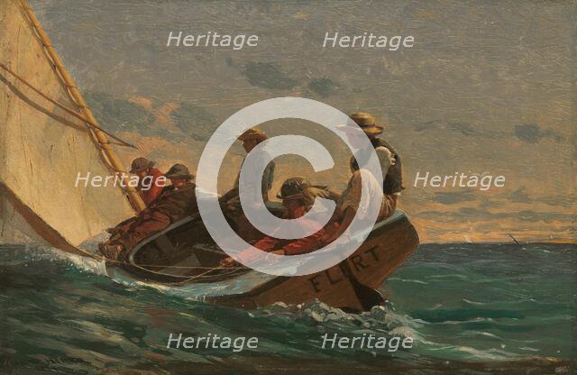 The Flirt, 1874. Creator: Winslow Homer.