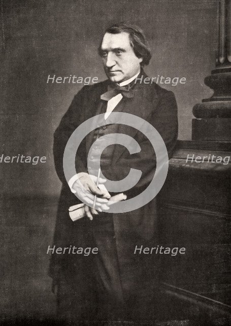 Ernest Renan, French philosopher and writer, 19th century. Artist: Antoine-Samuel Adam-Salomon