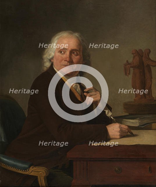 Portrait of Jean Rameau , 1793. Creator: Suvée, Joseph-Benoît (1743-1807).