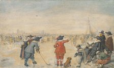 Winter Games on the Frozen River Ijssel, c. 1626. Creator: Hendrick Avercamp.