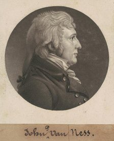 John Peter Van Ness, 1806. Creator: Charles Balthazar Julien Févret de Saint-Mémin.