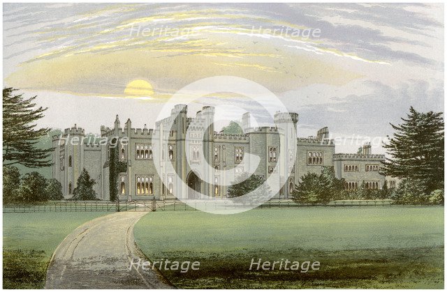 Garnstone, Herefordshire, home of the Peploe family, c1880. Artist: Unknown