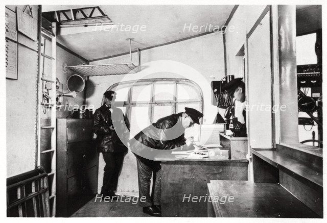Navigation room, Zeppelin LZ 127 'Graf Zeppelin', 1933. Artist: Unknown