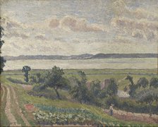 View over the Estuary, Harfleur, 1903. Artist: Lucien Pissarro.