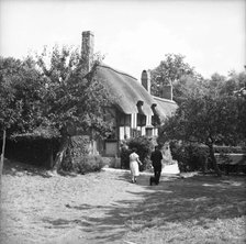 Anne Hathaway's Cottage, Shottery, Stratford-upon-Avon, Warwickshire, c1955. Creator: Arthur Charles Kirby Ware.