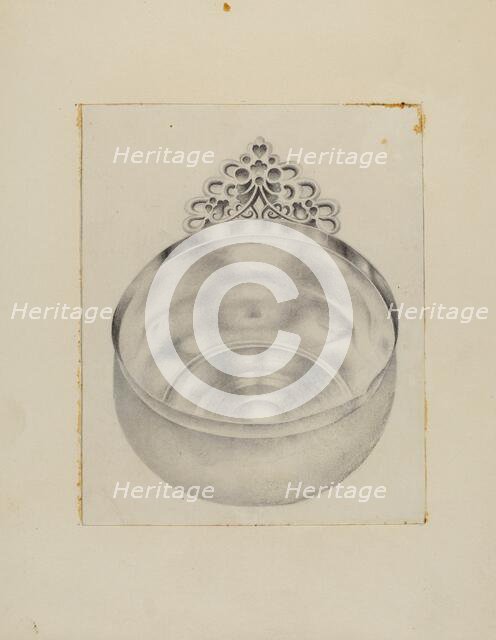 Silver Bowl, 1935/1942. Creator: Amelia Tuccio.