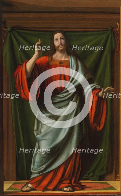 Christ Blessing. Creator: Andrea Solario.