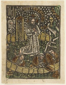 Christ in the Garden of Gethsemane, 1460-65. Creator: Unknown.