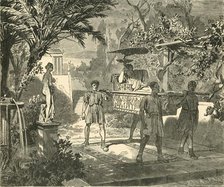 'Roman Garden Scene', 1890.   Creator: Unknown.