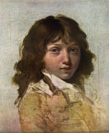 'Head of a Boy', early 19th century.Artist: Louis Leopold Boilly