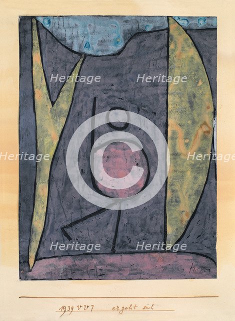 ergeht sich, 1939. Artist: Klee, Paul (1879-1940)