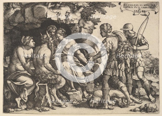 Thetis and Chiron, 1543. Creator: Georg Pencz.