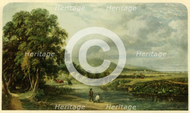 'Salmon Fishing', 1844, (1946).  Creator: John F Tennant.