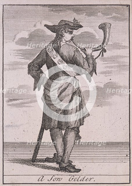 'A Son Gelder', Cries of London, (c1688?). Artist: Anon