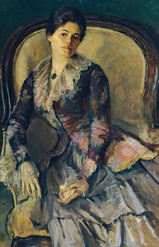 The artist's wife, 1914. Creator: Viktor Tischler.
