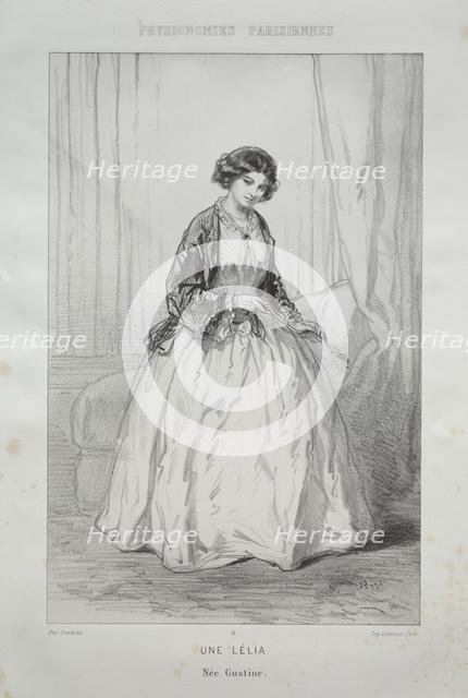 Une Lélia. Creator: Paul Gavarni (French, 1804-1866).