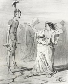 Énée aux enfers, 1842. Creator: Honore Daumier.