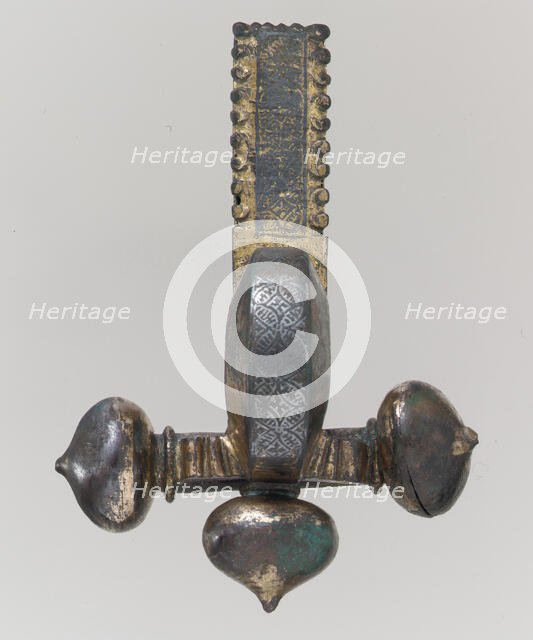 Crossbow Brooch, Late Roman or Byzantine, second half A.D. 4th century. Creator: Unknown.