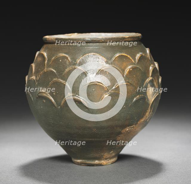 Beaker with Scale Pattern, 1-100. Creator: Unknown.