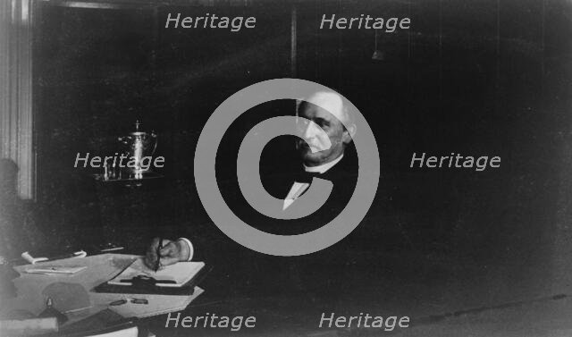 General Shelley, Auditor Navy, Treasury Department employee..., between 1884 and 1930. Creator: Frances Benjamin Johnston.