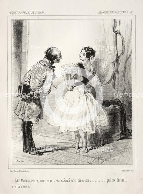 Baliverneries Parisiennes. Creator: Paul Gavarni (French, 1804-1866).
